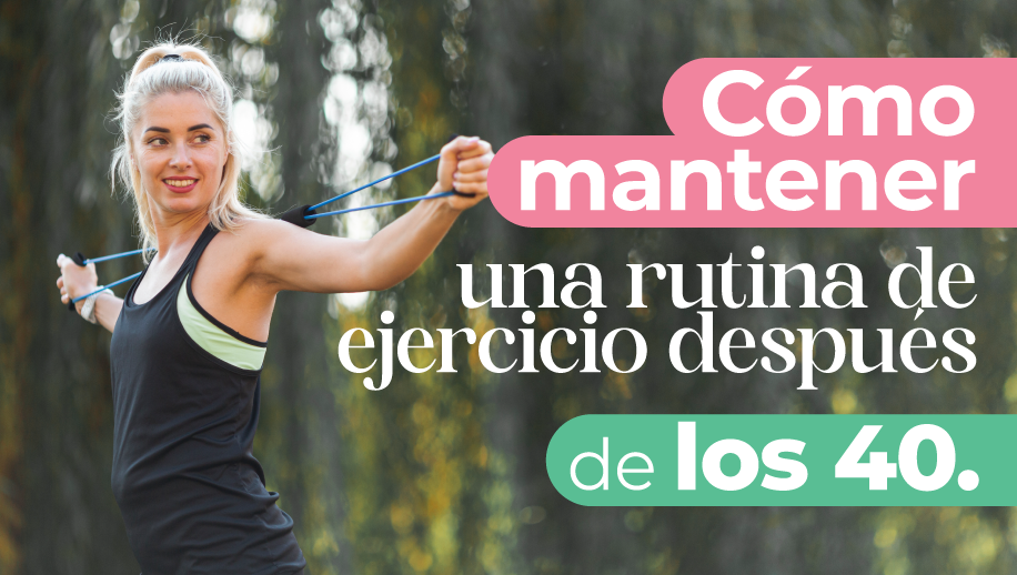 Rutina de ejercicio después de los 40