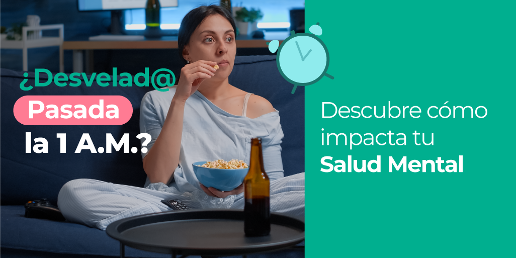 ¿Despierta después de la 1 AM? Descubre cómo impacta a tu salud mental