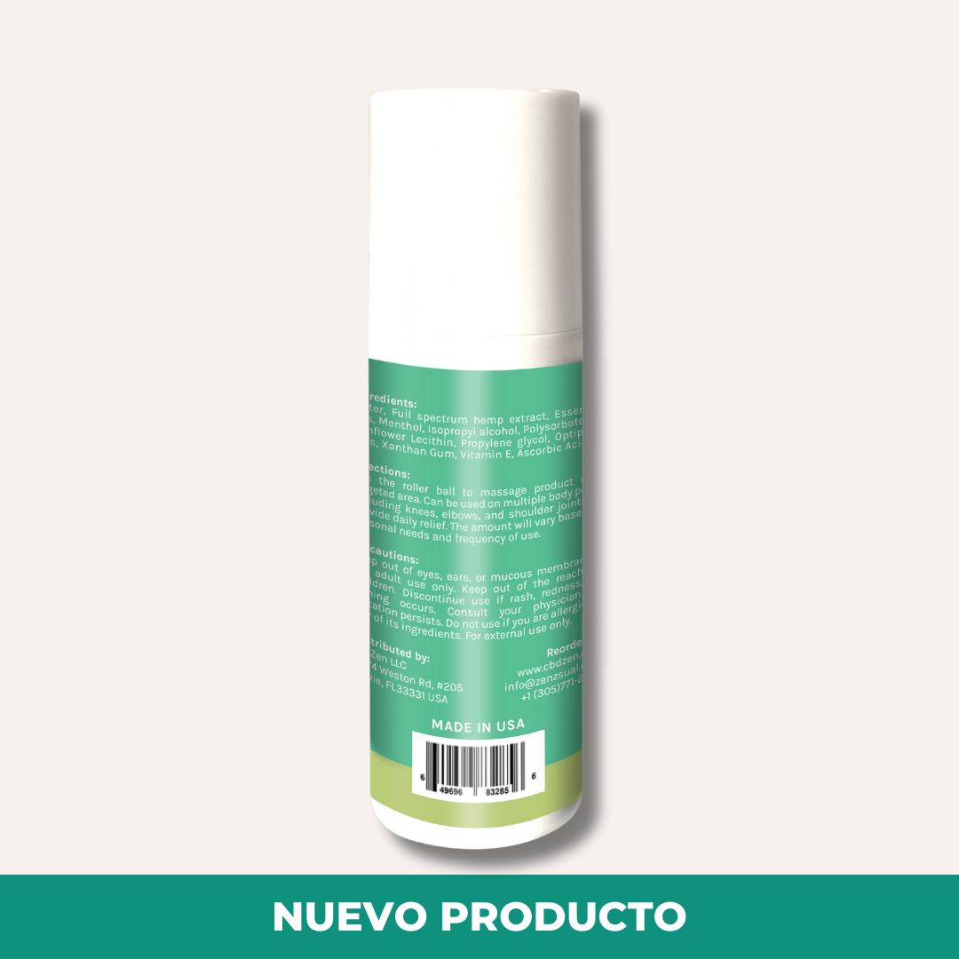 ZenRelief Roll On - Alivio Rápido y Natural para el Dolor